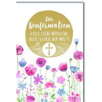 Konfirmation Glückwunschkarte mit Briefumschlag...