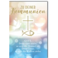 Kommunion Glückwunschkarte mit Briefumschlag...