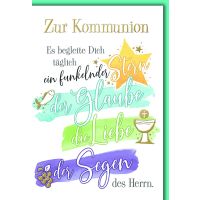 Kommunion Glückwunschkarte mit Briefumschlag Ein...