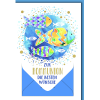Kommunion Geldkarte Glückwunschkarte mit...