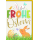 Ostern Grußkarte mit Briefumschlag Eier und Hase im Gras
