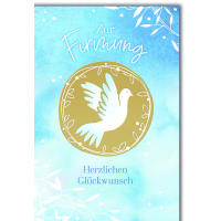 Firmung Glückwunschkarte mit Briefumschlag Goldener...