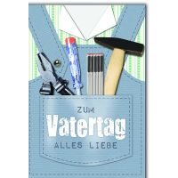 Vatertag Grußkarte mit Briefumschlag Handwerker