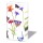 Taschentücher 10 Stück in der Packung 4-lagig Schmetterlingsgarten Hdkf Butterfly garden white