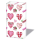 Taschentücher 10 Stück in der Packung 4-lagig Herzen Blumen Valentinstag Muttertag Liebe Hdkf Lovely hearts