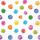 Servietten Cocktail 25x25cm 3-Lagig 20 Servietten bunte Punkte Napkin 25 Polka dots white