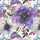 A Servietten Cocktail 25x25cm 3-Lagig 20 Servietten lila Blumen Napkin 25 Purple dream