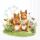 Servietten Cocktail 25x25cm 3-Lagig 20 Servietten Eichhörnchen Napkin 25 Little squirrels