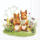 Servietten Cocktail 25x25cm 3-Lagig 20 Servietten Eichhörnchen Napkin 25 Little squirrels