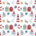 Servietten Cocktail 25x25cm 3-Lagig 20 Servietten Maritime Symbole Napkin 25 Nautical items