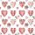 Servietten Cocktail 25x25cm 3-Lagig 20 Servietten Herzen Blumen Valentinstag Muttertag Liebe Napkin 25 Lovely hearts