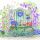 Servietten Lunch 33x33cm 3-Lagig 20 Servietten Fahrrad Katze Blumen Napkin 33 Bike with basket