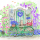 Servietten Lunch 33x33cm 3-Lagig 20 Servietten Fahrrad Katze Blumen Napkin 33 Bike with basket
