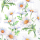 Servietten Lunch 33x33cm 3-Lagig 20 Servietten Gänseblümchen weiß Napkin 33 Beautiful daisies white