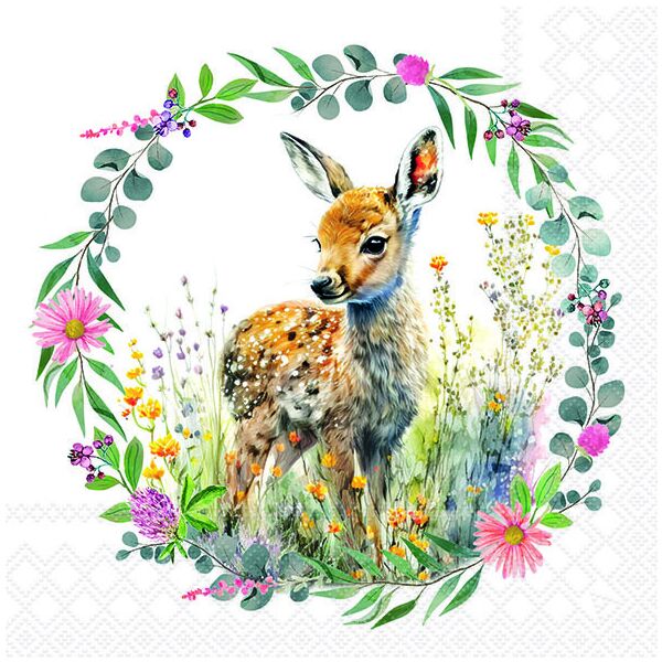 Tovaglioli Lunch Ambiente Con Giraffe – 33x33cm, Confezione Da 20 Pezzi, Perfetti Per Feste E Buffet - 2