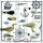 Servietten Lunch 33x33cm 3-Lagig 20 Servietten Seevögel Anker Schiff Napkin 33 Maritime items