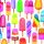 Servietten Lunch 33x33cm 3-Lagig 20 Servietten Lollipops Lutscher Napkin 33 Delicious popsicles