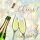 Servietten Lunch 33x33cm 3-Lagig 20 Servietten Cheers Sektgläser Champagner Silvester Napkin 33 Popping bottle