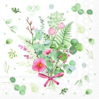 Servietten Lunch 33x33cm 3-Lagig 20 Servietten Farn...