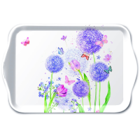 Serviertablett aus Melamin Pusteblumen Schmetterlinge...