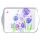 Serviertablett aus Melamin Pusteblumen Schmetterlinge Tray melamine 13x21 cm Flower beauty