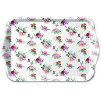 Serviertablett aus Melamin Röschen Tray melamine...