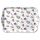 Serviertablett aus Melamin Röschen Tray melamine 13x21 cm Charlotte white