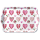 Serviertablett aus Melamin Herzen Blumen Valentinstag Muttertag Liebe Tray melamine 13x21 cm Lovely hearts