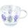 Doppelwandiger Glasbecher Ø 10 h 9,5 cm Lawendel Flieder Double-walled glass 0.2 L Lovely lavender white