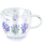 Doppelwandiger Glasbecher Ø 10 h 9,5 cm Lawendel Flieder Double-walled glass 0.2 L Lovely lavender white