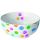 A Schale Schälchen Schüssel Ø 14 h 6,5 cm bunte Punkte Bowl Polka dots white