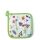 A Topflappen 20x20cm Schmetterlingsgarten Potholder Butterfly garden white