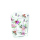 Teelichtglas bedruckt Ø 5,5 h 6,6 cm Röschen Tea light holder Charlotte white