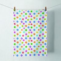 Geschirrtuch Küchenhandtuch 50x70cm bunte Punkte...
