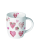 Becher Ø 7 Höhe 8,5 cm Herzen Blumen Valentinstag Muttertag Liebe Mug 0.2 L Lovely hearts