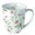 Becher Ø 10cm Höhe 10,5 cm Gänseblümchen weiß Mug 0.4 L Beautiful daisies white