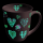 Becher Ø 10cm Höhe 10,5 cm Herzen Blumen Valentinstag Muttertag Liebe Mug 0.4 L Lovely hearts