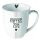 A Becher Ø 10cm Höhe 10,5 cm Herz Kaffee Mug 0.4 L Kaffeezeit