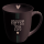 A Becher Ø 10cm Höhe 10,5 cm Herz Kaffee Mug 0.4 L Kaffeezeit