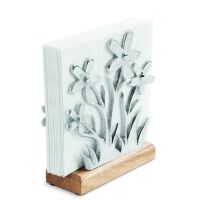 Serviettenhalter Serviettenspender 16x6x18,5cm Blumen...
