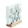 Serviettenhalter Serviettenspender 16x6x18,5cm Blumen silber Napkin holder Flowers