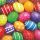 Servietten Cocktail 25x25cm 3-Lagig 20 Servietten  Ostern bunte Eier Napkin 25 Painted Easter eggs