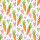 Servietten Cocktail 25x25cm 3-Lagig 20 Servietten  Karotten Möhren Herzen Napkin 25 Carrots and hearts white
