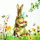 Servietten Lunch 33x33cm 3-Lagig 20 Servietten Ostern Retrohase Eier Napkin 33 Vintage Easter bunny