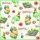 A Servietten Lunch 33x33cm 3-Lagig 20 Servietten Ostern Hasen Eier Happy easter Napkin 33 Easter banner