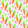 Servietten Lunch 33x33cm 3-Lagig 20 Servietten Karotten Möhren Herzen Napkin 33 Carrots and hearts white