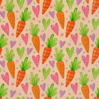 Servietten Lunch 33x33cm 3-Lagig 20 Servietten Karotten...