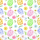 Servietten Lunch 33x33cm 3-Lagig 20 Servietten Ostern farbige Eier Napkin 33 Easter eggs and flowers
