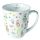 Becher Ø 10cm Höhe 10,5 cm Ostern Hasen Gans Blumen Mug 0.4 L Easter garden