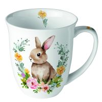 A Becher Ø 10cm Höhe 10,5 cm Ostern Hase in...